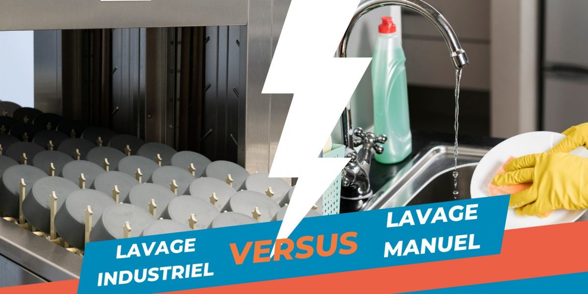 Lavage industriel vs lavage manuel : quelles garanties sanitaires pour la restauration collective ?